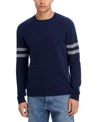Merino Wool Striped Sleeve Sweater - Exclusive