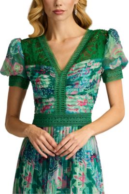 Ambria Floral Print Midi Dress