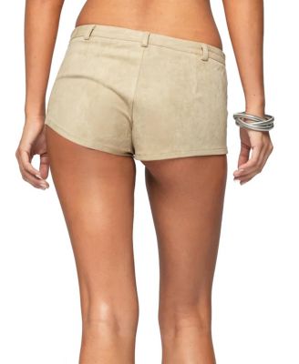 Sloane Faux Suede Micro Shorts