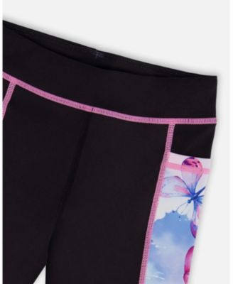 Girls' Colorblock Athletic Leggings - Big Kid