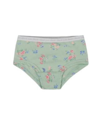 Deux par Deux - Girls' Printed Organic Cotton Boy short Panty - Little Kid, Big Kid