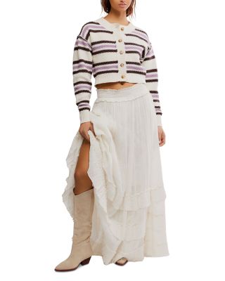 Lila Striped Cardigan