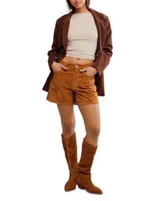 Tippi Faux Suede Shorts