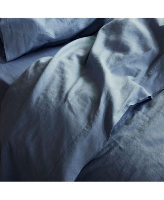 Plain Linen Flat Sheet, King