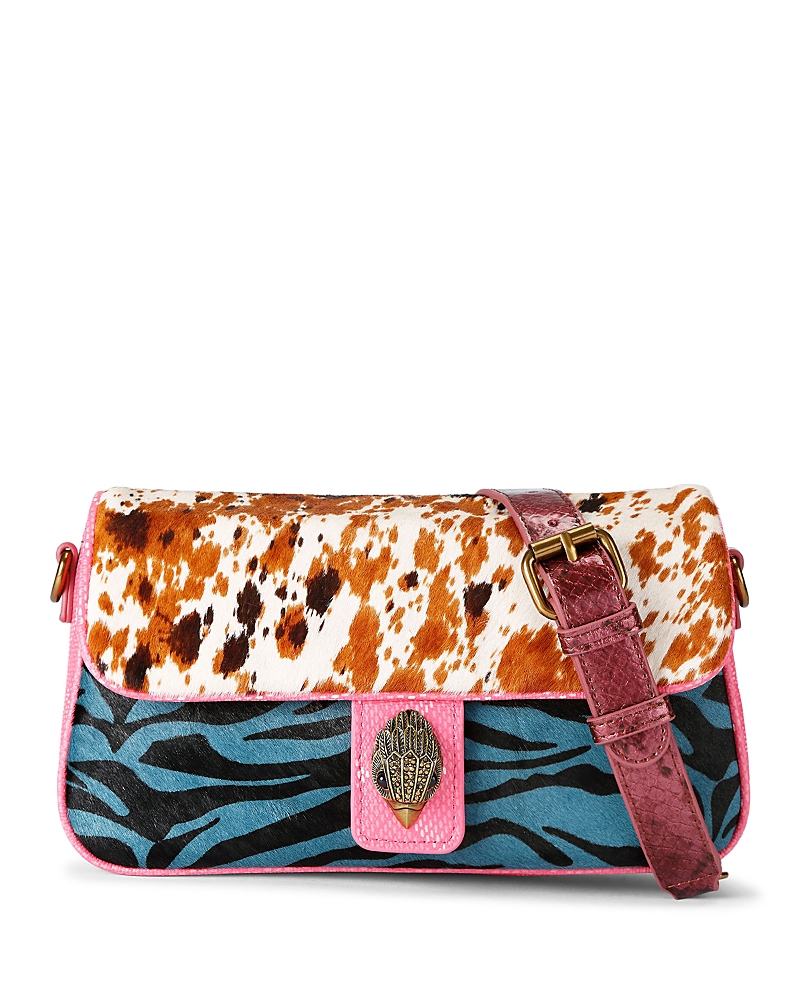 Kurt Geiger Camden Flap Shoulder Bag In Multi
