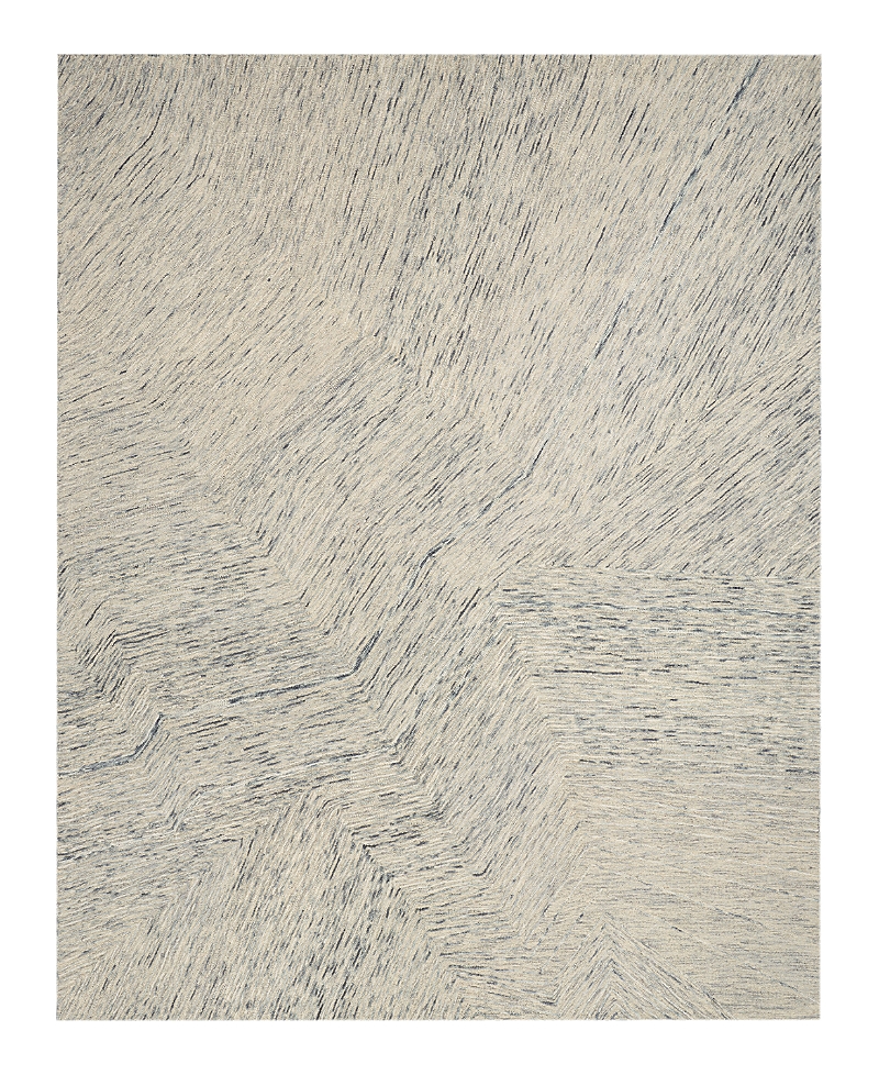 Dkny Pure Angles Ang01 Area Rug, 7'7 X 9'7 In Gray