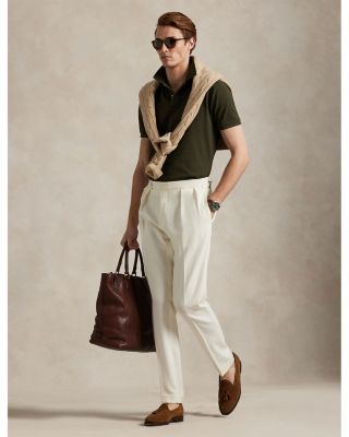 Custom Slim Fit Mesh Polo Shirt