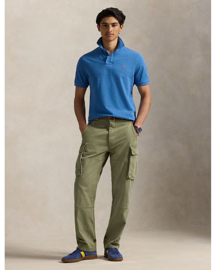 Cotton Mesh Classic Fit Polo Shirt