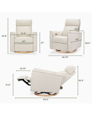 Willa Plus Power Glider Recliner With Power Headrest