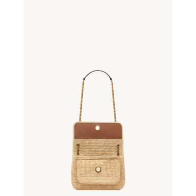 Niki Mini Shoulder Bag in Raffia