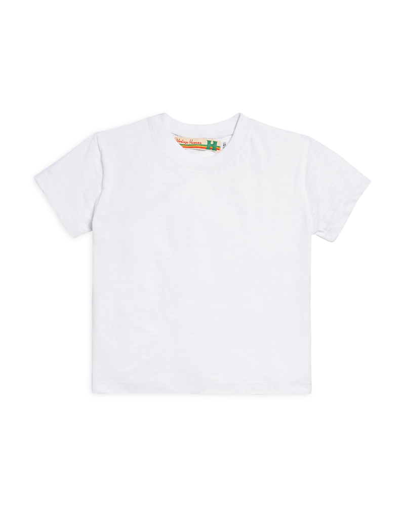 Vintage Havana Girls' Slub Tee - Big Kid In White