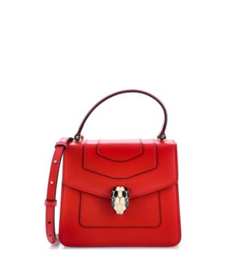 Pre-Owned Bvlgari - Small Serpenti Forever Top Handle Bag Leather