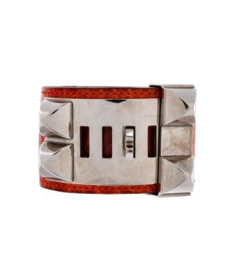 Pre-Owned HERMÈS - Collier de Chien Bracelet Alligator