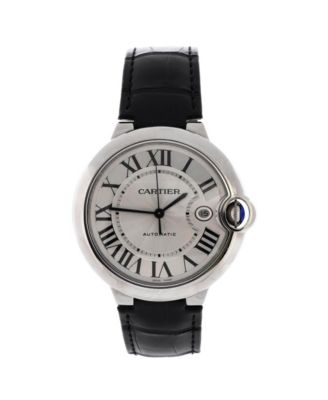 Pre-Owned Cartier - Ballon Bleu de Cartier Automatic Watch in Stainless Steel and Alligator 42mm