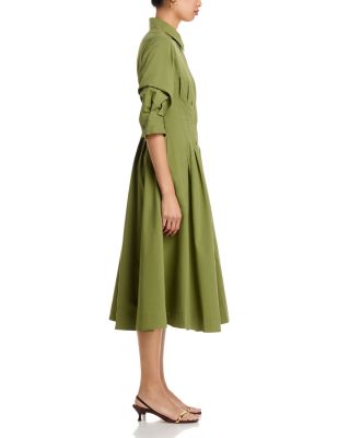 Jazz Pintuck Midi Dress