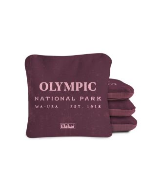 4x4 Olympic National Park Durasuede + Turbo Polyglide Pilot Versacraft Cornhole Bags