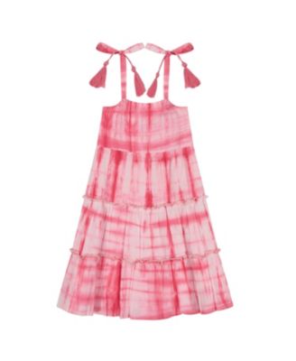 Girls' Bella Shoulder Tie Hibiscus Shibori Sundress - Little Kid, Big Kid