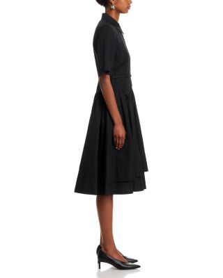 Short Sleeve Belted Dress