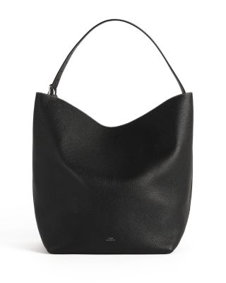 Belted Leather Tote 