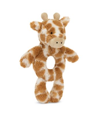 Bashful Giraffe Plush Ring Rattle - Ages 0+