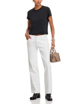 Low Rise Straight Leg Jeans