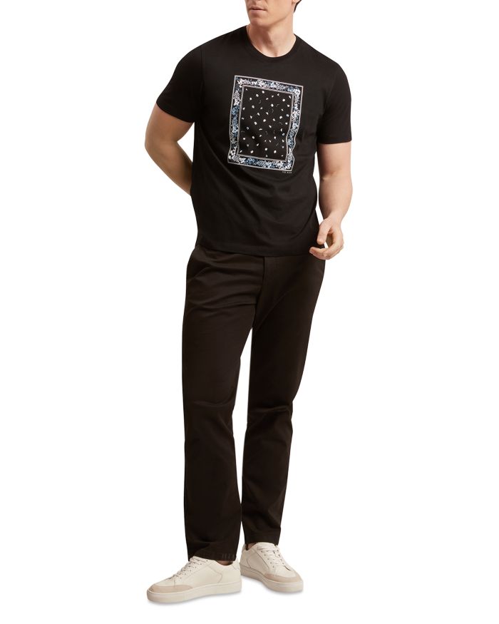 Burfurd Scarf Box Print Tee