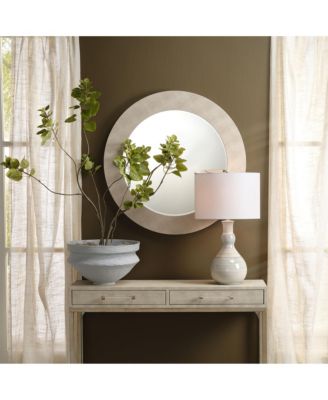 Droplet Ceramic Table Lamp with Linen Shade