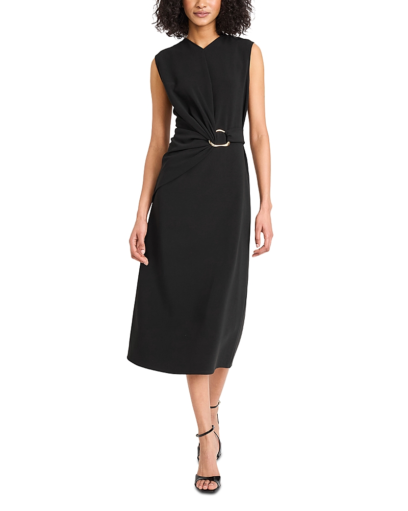 Luxely Ruched Midi Dress