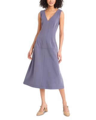 Drop Waist Midi Dress