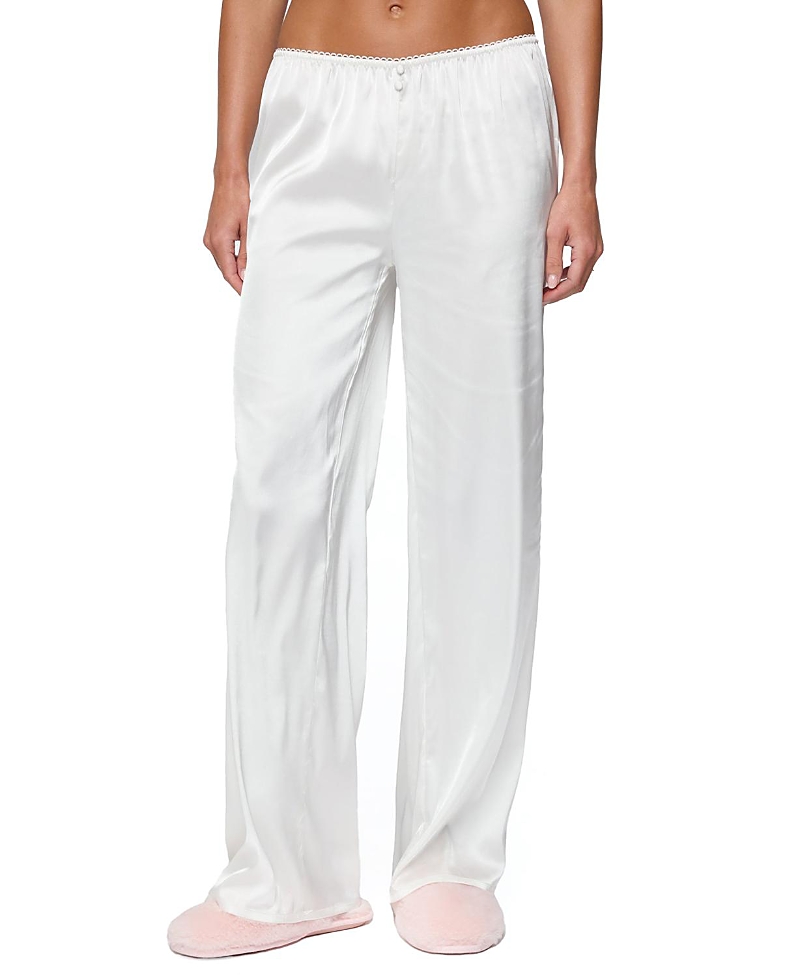 Shop Edikted Izabella Satin Effect Pants