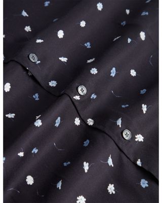 Wold Floral Scarf Print Shirt