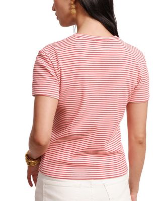 Crewneck T Ribbed Stripe