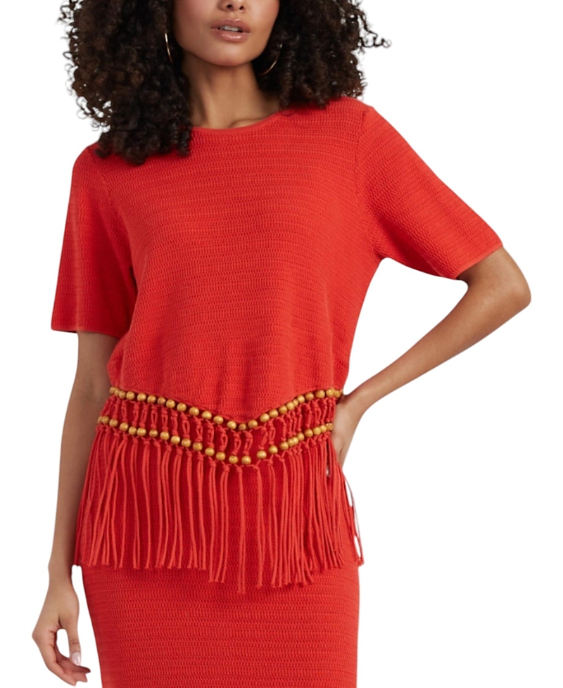 Chinti & Parker Women's Laura Whitmore Beaded Top