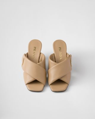 Women's Padded Nappa Leather Sandals