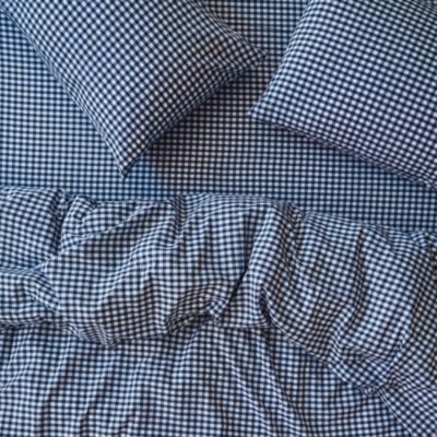 Small Gingham Check Duvet Cover, Queen
