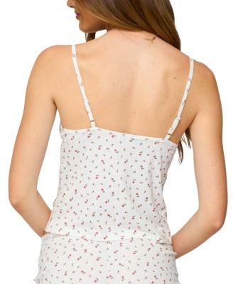 Viola Floral Lacey Tank Top