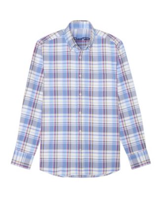  Harrison Button Down Multicolor Plaid Oxford Shirt