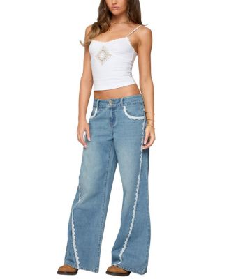 Alisha Lacey Low Rise Light Rinse Wash Jeans