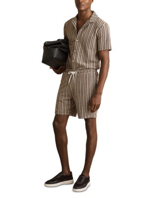 Printed Drawstring 7.3" Shorts