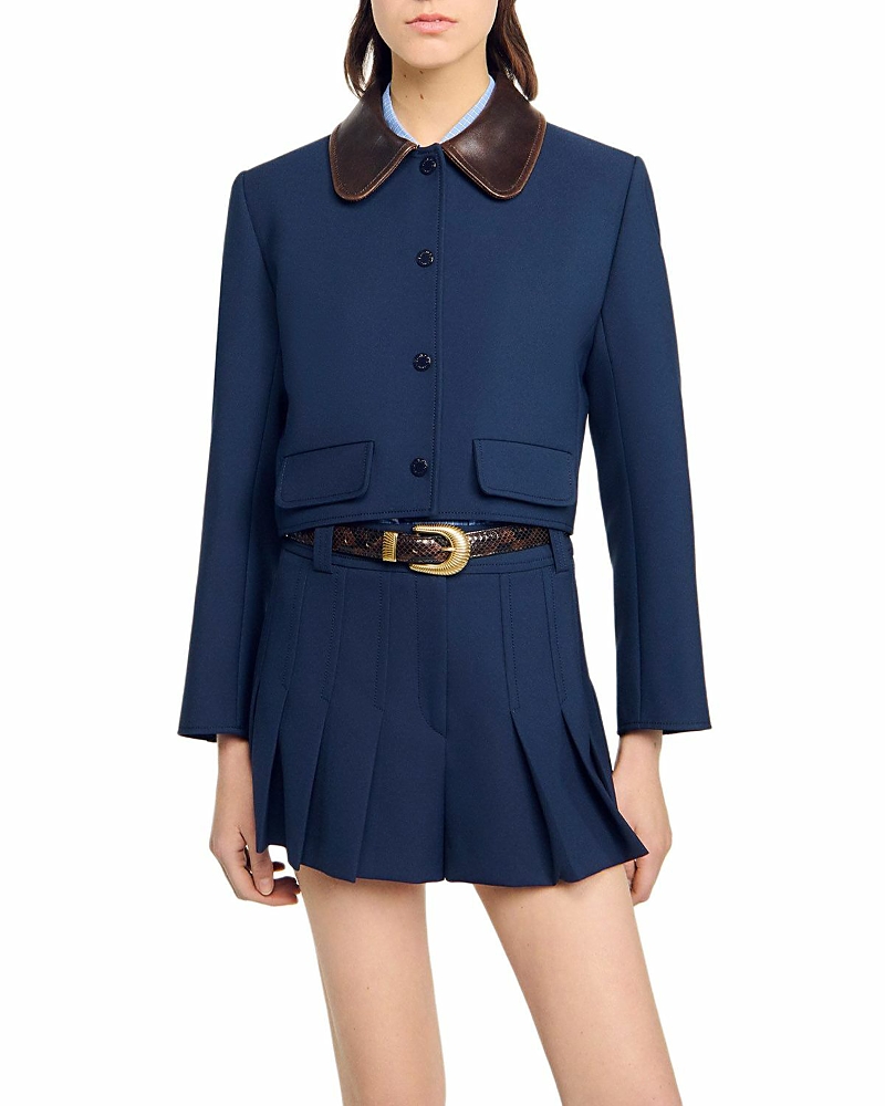 Sandro Cropped Jacket