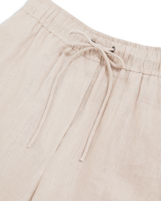 Willow Linen Blend Wide Leg Trousers