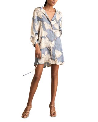 Megan Floral Shirt Dress