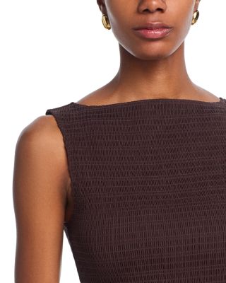 May Smocked Midi Dress