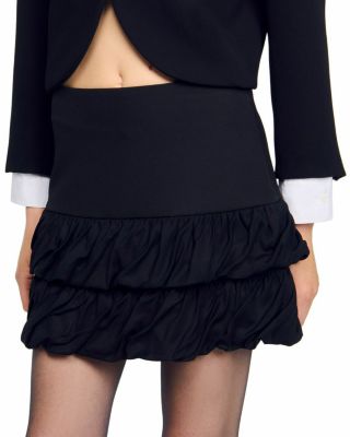 Ruffle Hem Mini Skirt