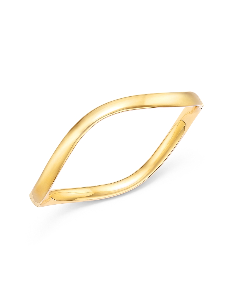 Bloomingdale's Fine Collection Polished Tube Bangle Bracelet in 14K Yellow Gold