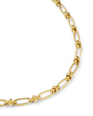 Paperclip Link Chain Necklace in 14K Yellow Gold, 18"