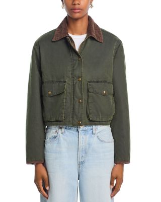 Waxed Cropped Jacket