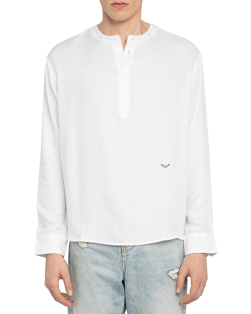 Zadig & Voltaire Sora Half Button Tunic