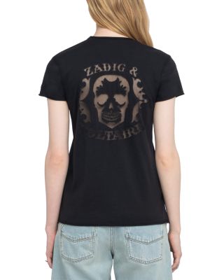 Story Fishnet Skull Tee