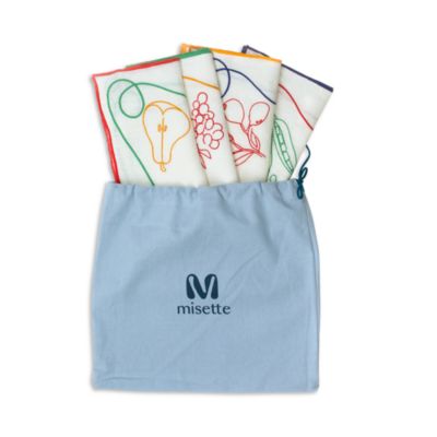 Embroidered Linen Napkins, Set of 4